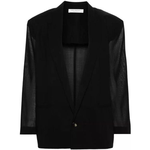 Black Semi-Sheer Blazer - Größe 42 - black - Philosophy Di Lorenzo Serafini - Modalova