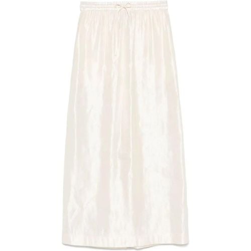 Ecru Satin Maxi Skirt - Größe L - Loulou Studio - Modalova