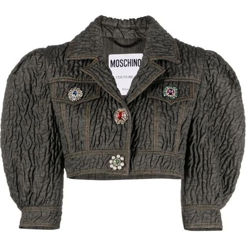 Jackets Black - Größe 40 - Moschino - Modalova