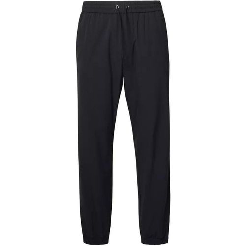 Black Polyamide Blend Trousers - Größe 52 - black - Moncler - Modalova