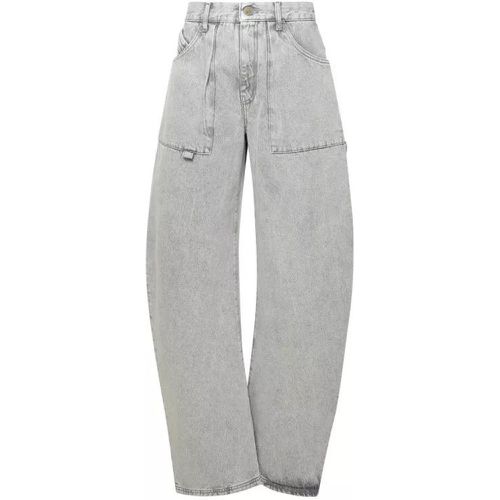 Effie' Grey Cotton Jeans - Größe 25 - gray - The Attico - Modalova