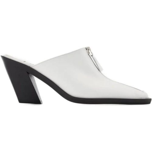 Slipper & Pantoletten - Eclair Zip Mule - White - Leather - Gr. 35 (EU) - in - für Damen - Elleme - Modalova