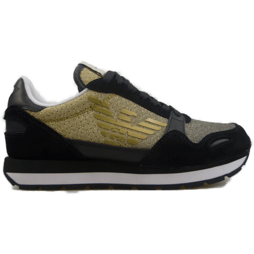 Low-Top Sneaker - Sneakers Glitterate Colore ORO - Gr. 36 (EU) - in - für Damen - Emporio Armani - Modalova