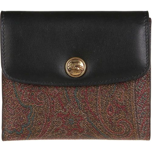 Portemonnaie - Small Wallet Black - Gr. unisize - in - für Damen - ETRO - Modalova