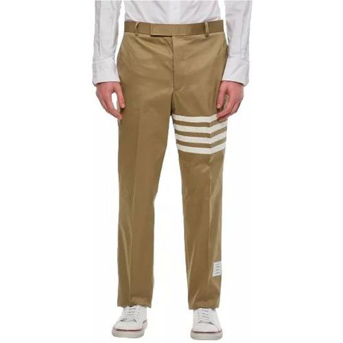 Chino Trouser W/ 4 Bar In Cotton Twill - Größe 1 - brown - Thom Browne - Modalova