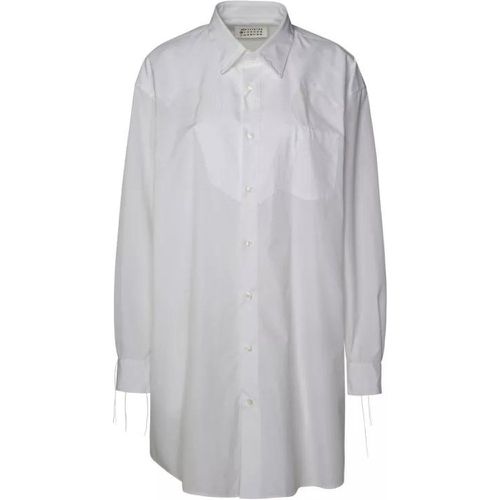 White Cotton Shirt - Größe 38 - white - Maison Margiela - Modalova