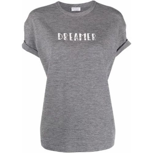 Dreamer Jersey T-shirt - Größe L - BRUNELLO CUCINELLI - Modalova