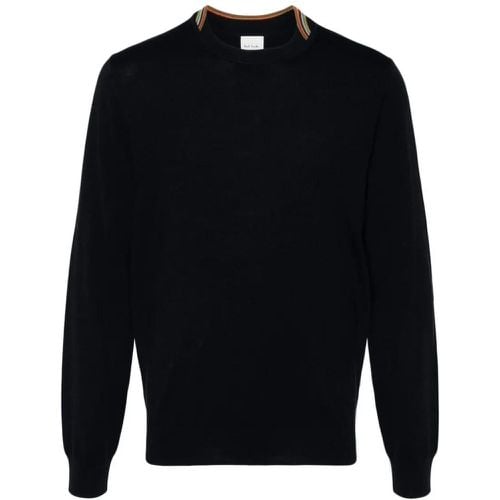 Midnight Blue Knit Sweater - Größe L - Paul Smith - Modalova