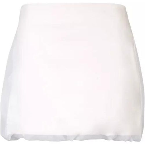 Silk Mini Skirt - Größe 42 - white - Blanca Vita - Modalova