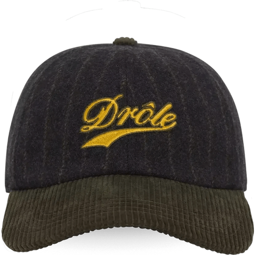 Mützen - 6-Panel-Cord-Cap mit Tennis-Streifen - Gr. ONE SIZE - in - für Damen - Drôle De Monsieur - Modalova