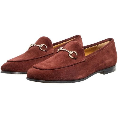 Loafer - Horsebit Suede Loafers - Gr. 38 (EU) - in - für Damen - Gucci - Modalova