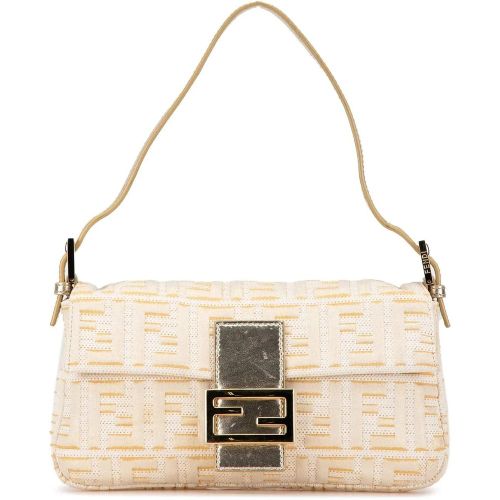 Shopper - Zucca Metallic Lurex Baguette - für Damen - Fendi - Modalova