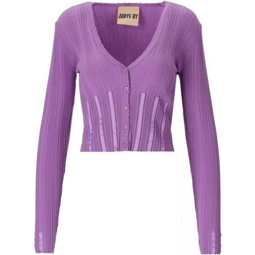 Brigitte Purple Cardigan - Größe XS - purple - Aniye By - Modalova