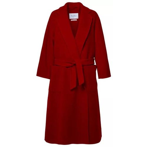 Red Cashmere Coat - Größe 40 - red - Max Mara - Modalova