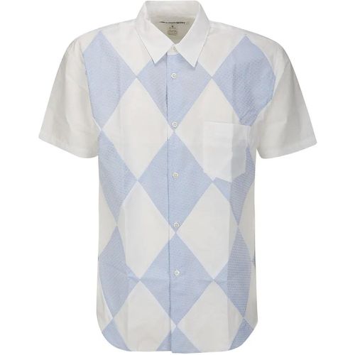 Diamond Insert Cotton Shirt - Größe M - Comme des Garcons - Modalova