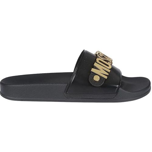 Low-Top Sneaker - Sabotu Pool25 Sliders Black - Gr. 39 (EU) - in - für Damen - Moschino - Modalova