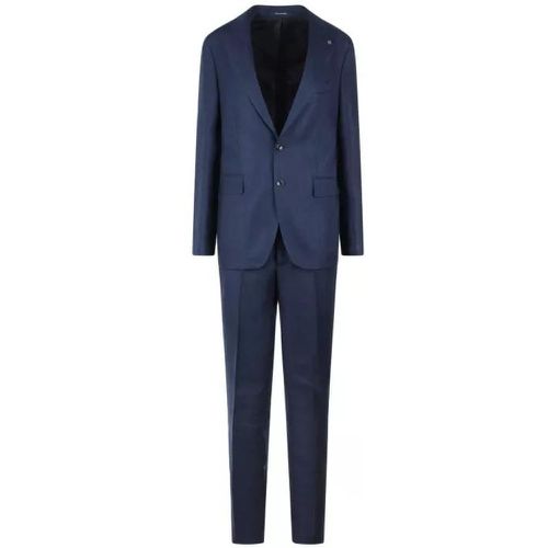 Linen Single-Breasted Tailored Suit - Größe 46 - Tagliatore - Modalova