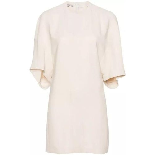 Beige Oversized Sleeve Mini Dress - Größe 38 - Stella Mccartney - Modalova