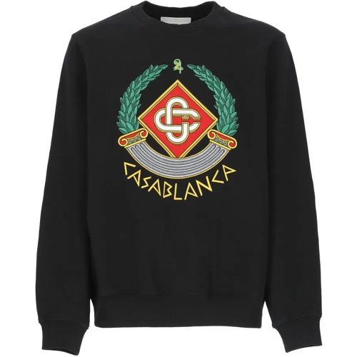 Casa Crest Sweatshirt - Größe L - schwarz - Casablanca - Modalova