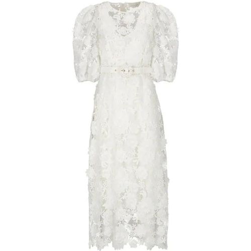 Halliday Lace Flower Dress - Größe 42 - weiß - Zimmermann - Modalova