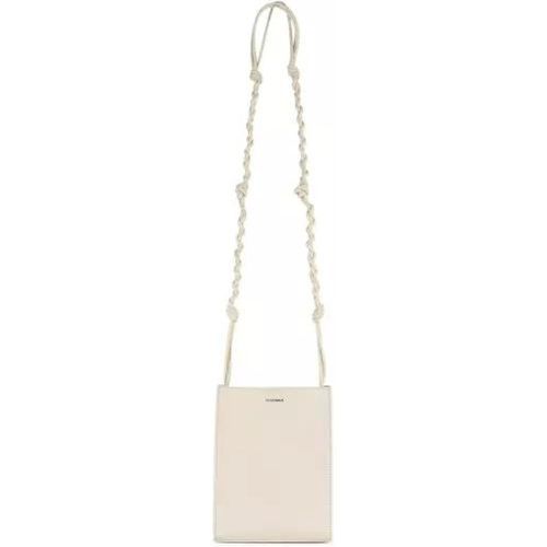 Shopper - Tangle' Ivory Leather Crossbody Bag - Gr. unisize - in - für Damen - Jil Sander - Modalova