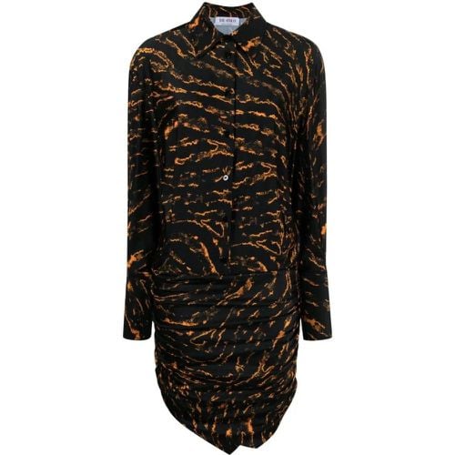 Abstract-Patterned Shirt Dress - Größe 42 - The Attico - Modalova