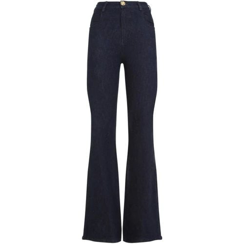 Blue Cotton Denim Pants - Größe 40 - Giambattista Valli - Modalova