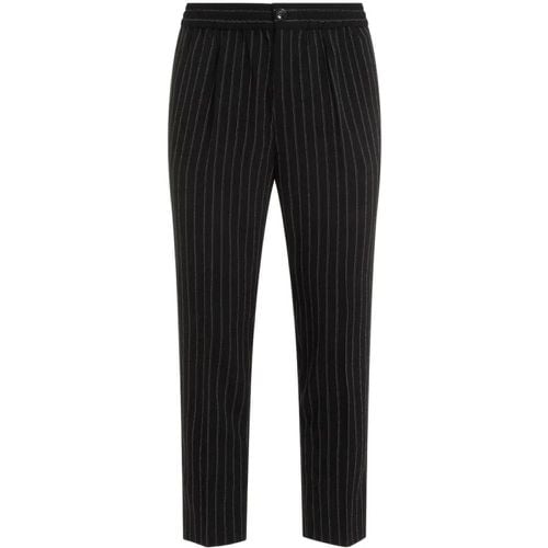 Elasticated Waist Black Virgin Wool Pants - Größe XL - AMI Paris - Modalova