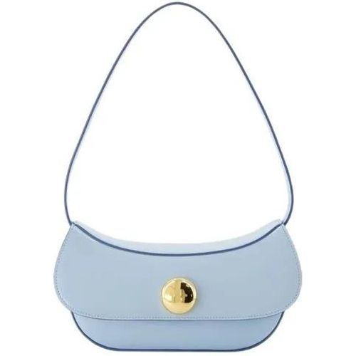 Shopper - Small Hobo Shoulder Bag - Leather - Blue - Gr. unisize - in - für Damen - Marni - Modalova