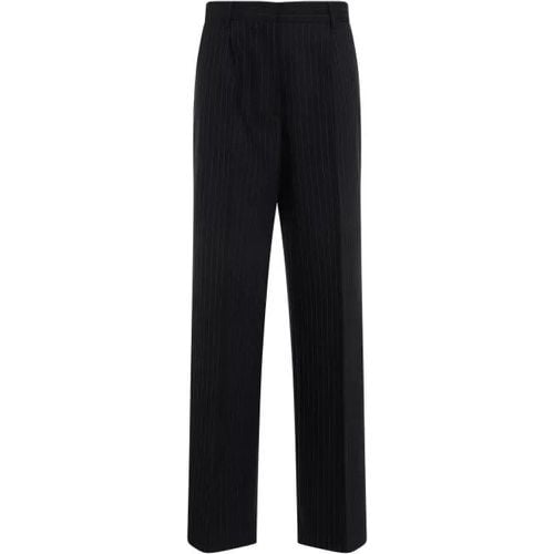 Blue Virgin Wool Trousers - Größe 38 - blue - Miu Miu - Modalova