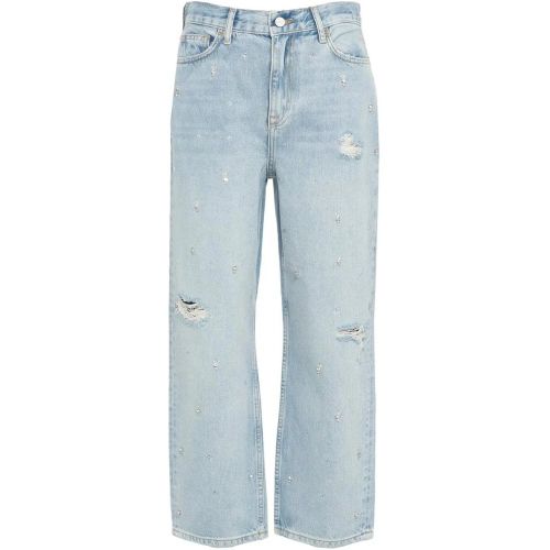 Straight leg jeans with rhinestones - Größe 27 - LIU JO - Modalova
