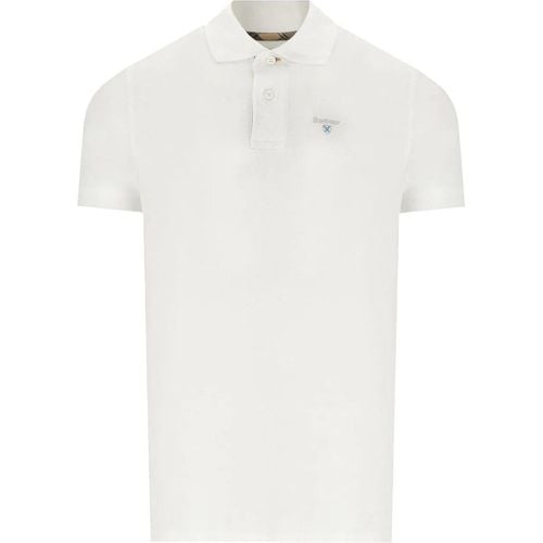 TARTAN PIQUE WEISS POLOSHIRT - Größe L - weiß - Barbour - Modalova