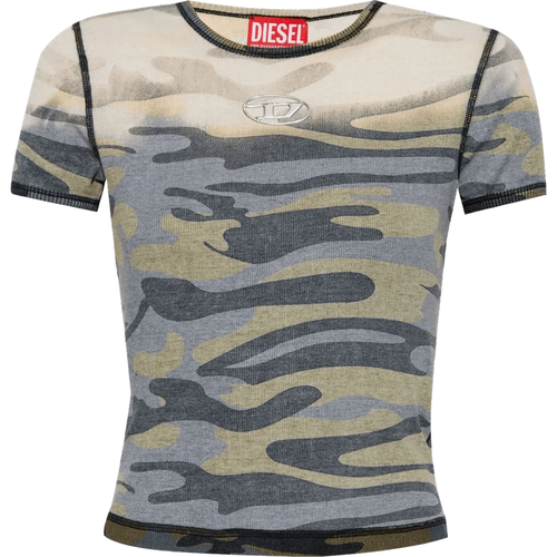 T-Shirt mit Camouflagemuster - Größe XS - Diesel - Modalova