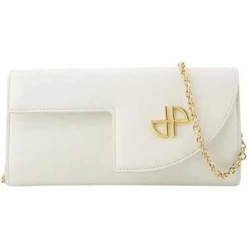 Shopper - Wallet On Chain - Leather - White - Gr. unisize - in - für Damen - Patou - Modalova