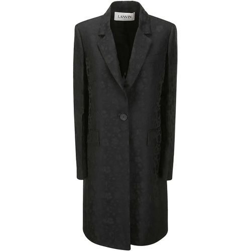 Long Floral Print Coat - Größe 38 - Lanvin - Modalova