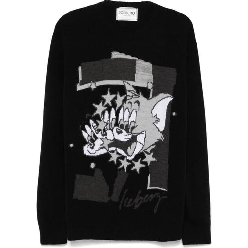 Printed Sweater - Größe L - Iceberg - Modalova