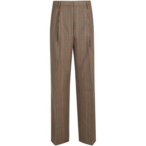 Porter Wool Gabardine Trousers With Low Waist And - Größe 38 - Dries Van Noten - Modalova