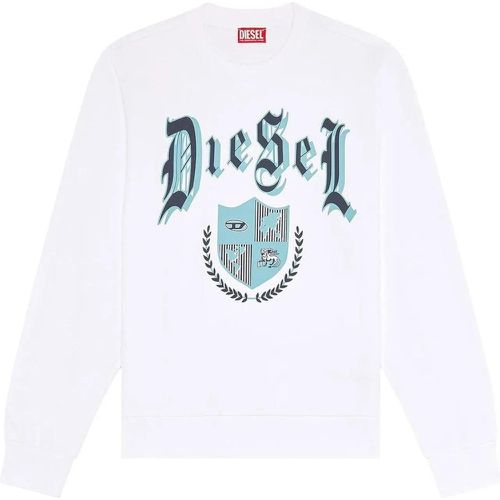 Sweatshirt White - Größe L - Diesel - Modalova