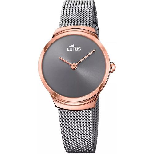 Uhr - Minimalist Stainless Steel Watch Bracelet - Gr. unisize - in Grau - für Damen - Lotus - Modalova