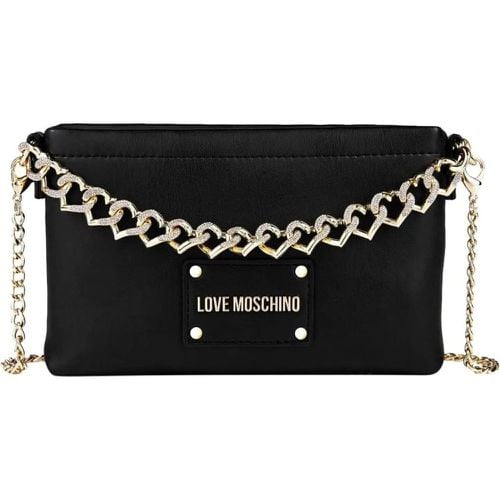 Totes & Shopper - Logo Plaque Crossbody Bag - Gr. unisize - in - für Damen - Moschino - Modalova