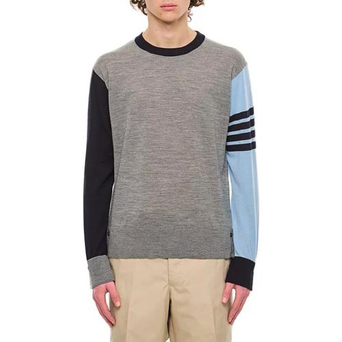 Bar Stripe Classic Wool Crewneck Pullover - Größe 2 - multi - Thom Browne - Modalova