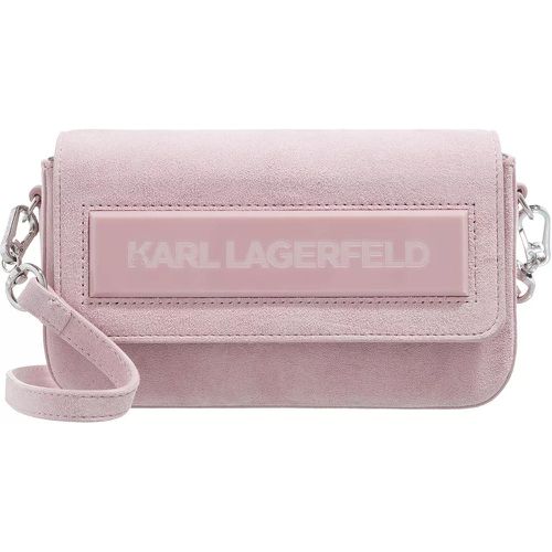 Hobo Bag - Essential K Sm Flap Shb Sued - Gr. unisize - in Gold - für Damen - Karl Lagerfeld - Modalova