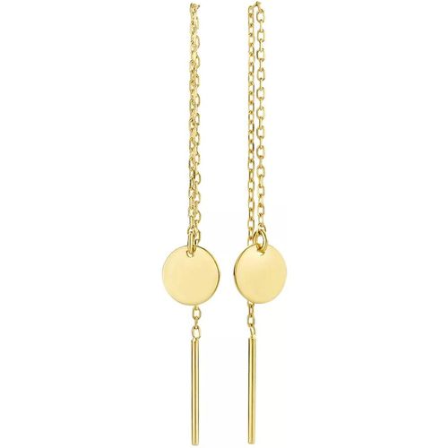 Ohrringe - Le Marais Jeanne 14 Karat Drop Earrings With Circl - Gr. unisize - in - für Damen - Isabel Bernard - Modalova