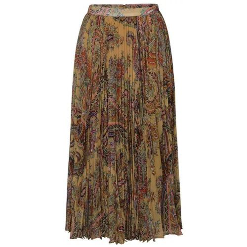 Multicolored Georgette Skirt - Größe 40 - multi - ETRO - Modalova