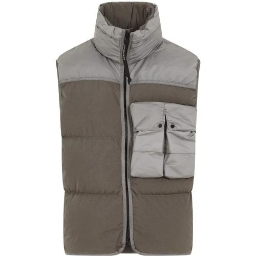 Walnut Grey Vest In Eco Chrome E Mixed - Größe S - CP Company - Modalova