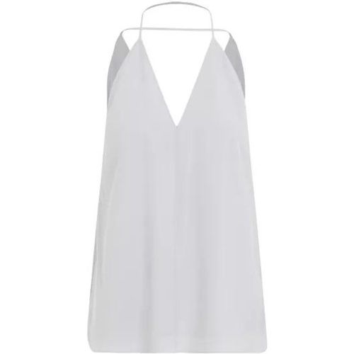 Double-Halter White Silk Top - Größe 38 - white - TOTEME - Modalova