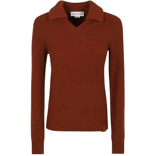 Double Collared Jumper - Größe L - Victoria Beckham - Modalova