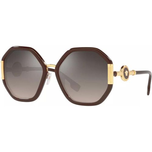 Sonnenbrille - Woman Sunglasses 0VE4413 - Gr. unisize - in Braun - für Damen - Versace - Modalova