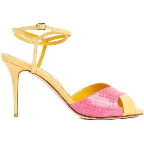 Sandalen & Sandaletten - Yellow And Pink Mumbi Sandal - für Damen - Manolo Blahnik - Modalova