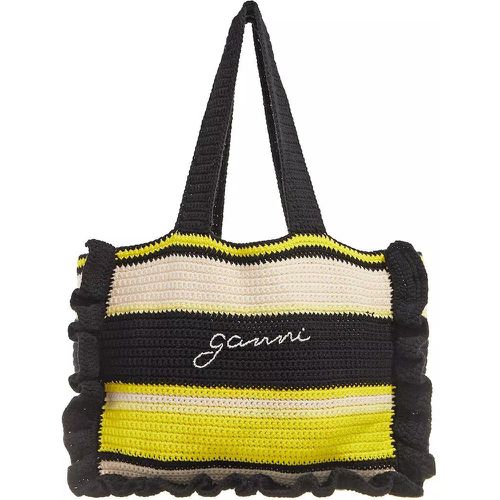 Shopper - Cotton Crochet Frill Tote - Gr. unisize - in - für Damen - Ganni - Modalova